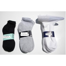 12 Pack Comfort Top Diabetic Ankle Athletic Socks